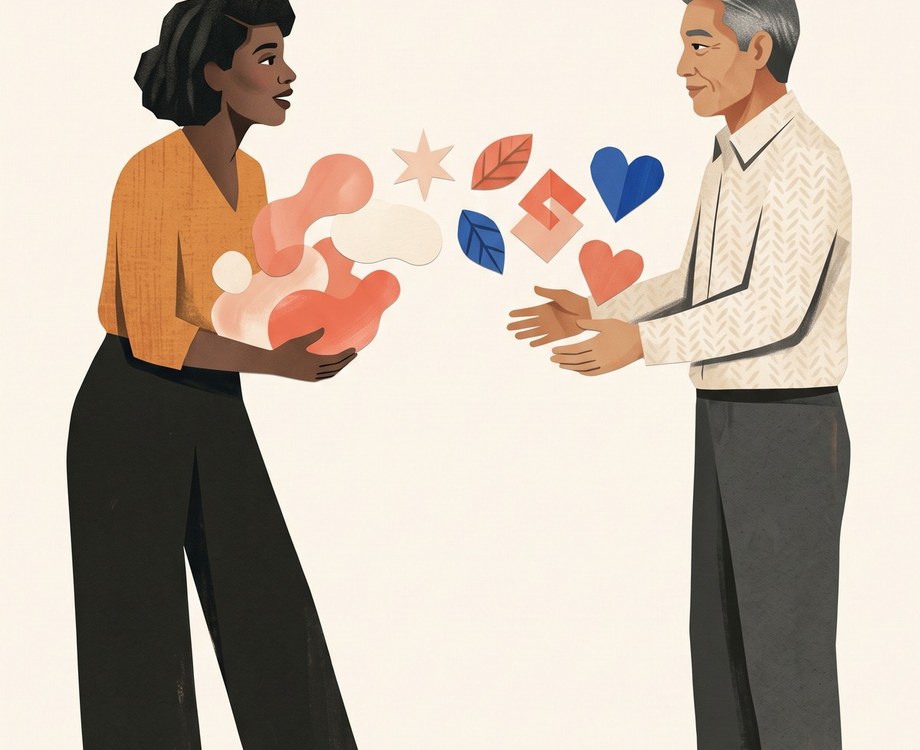 Editorial illustration for Communication & Connection